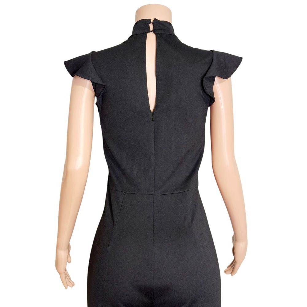 SOLD NEW AMANDA UPRICHARD Davina Jumpsuit, Black, Large - Picture 9 of 11
